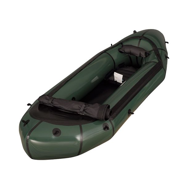 MRS Microraft Extra Long packraft edestä aukkopeite auki