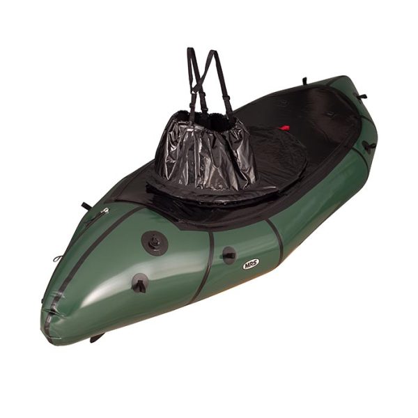 MRS Microraft HD+ISS packraft aukkopeitteellä takaa