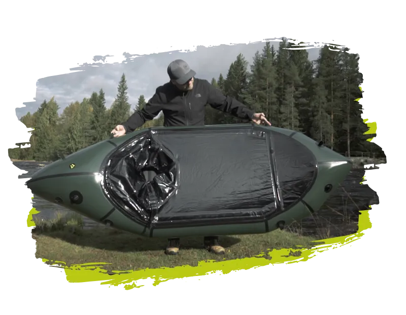 4. Valmista! Varusteet kasaan ja vesille.