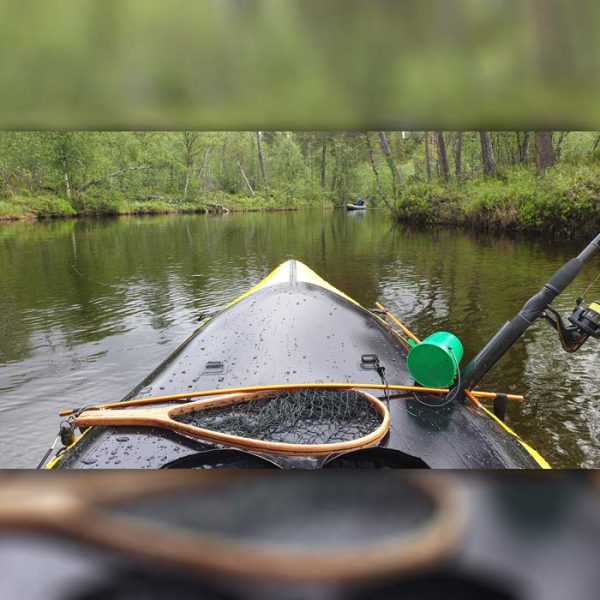 Rodrig packraft vapateline käytössä