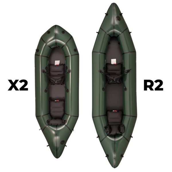 MRS Adventure X2 ja MRS Barracuda R2 rinnakkain